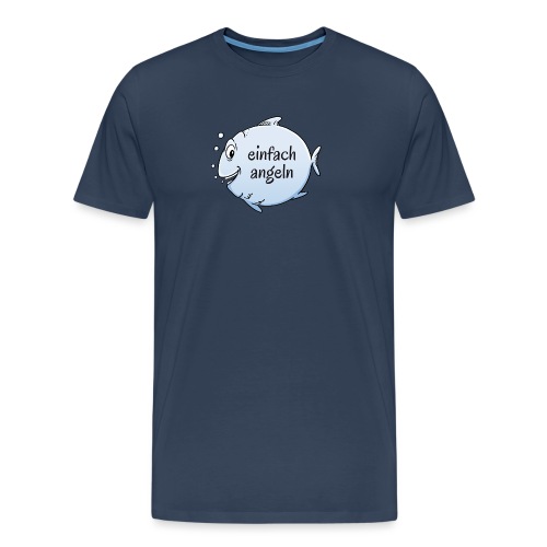 einfach angeln - Männer Premium Bio T-Shirt