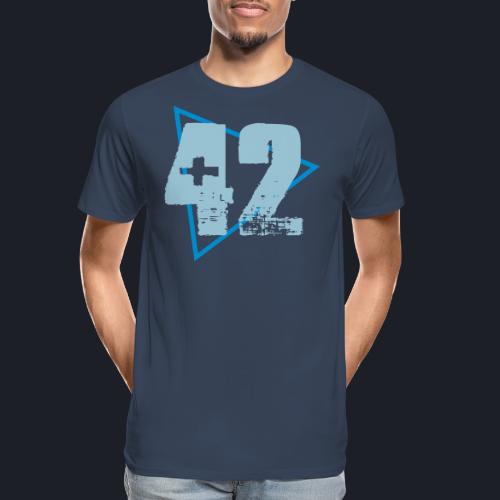 42 - Die Antwort auf alles 2.0 Vektor - Männer Premium Bio T-Shirt