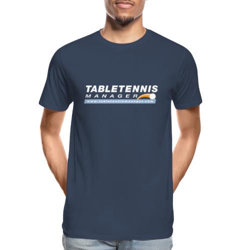 Table Tennis Manager weiss - Männer Premium Bio T-Shirt