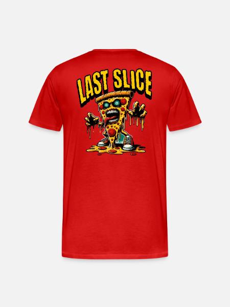 Last Slice - Men's Premium Organic T-Shirt - red