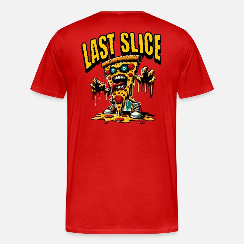 Last Slice - Männer Premium Bio T-Shirt - Rot