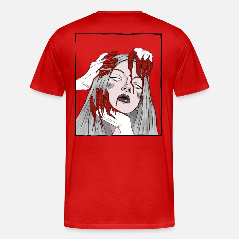 Hands on - Männer Premium Bio T-Shirt - Rot