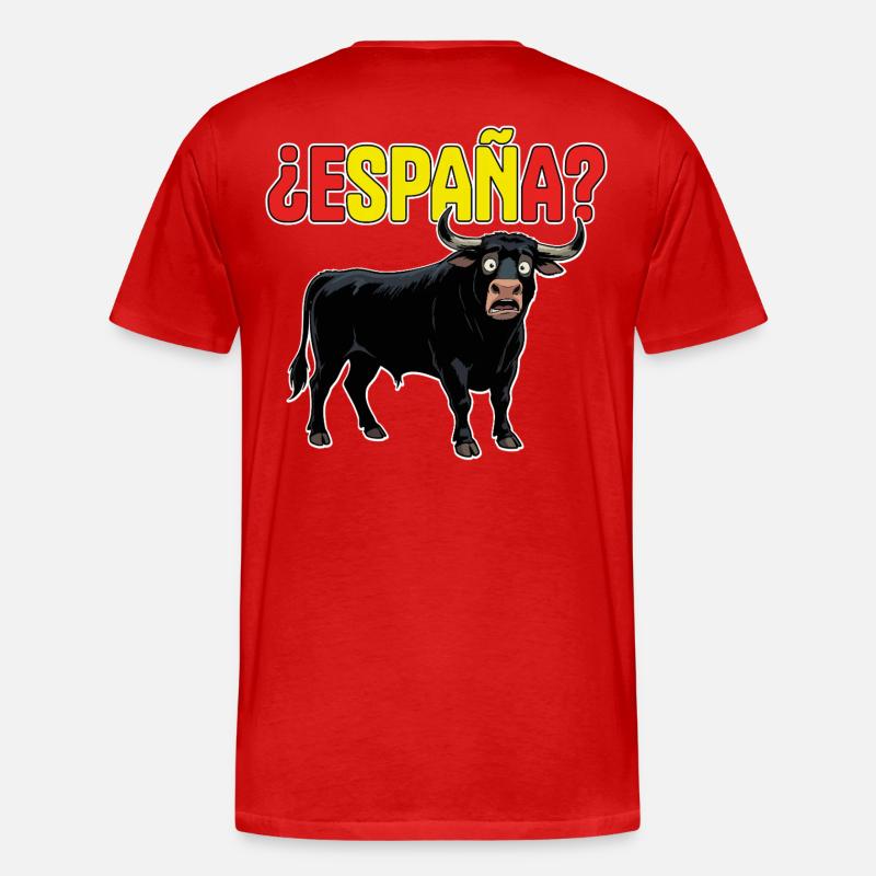 Toro Spanien? - Männer Premium Bio T-Shirt - Rot