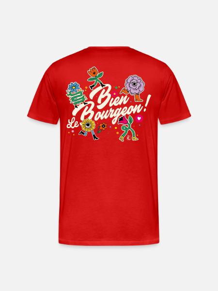 Bien le bourgeon ! - T-shirt bio Premium Homme - rouge