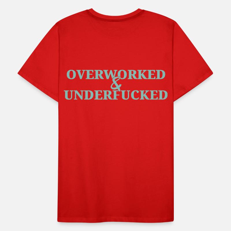 Overworked Männer Premium Bio T-Shirt
