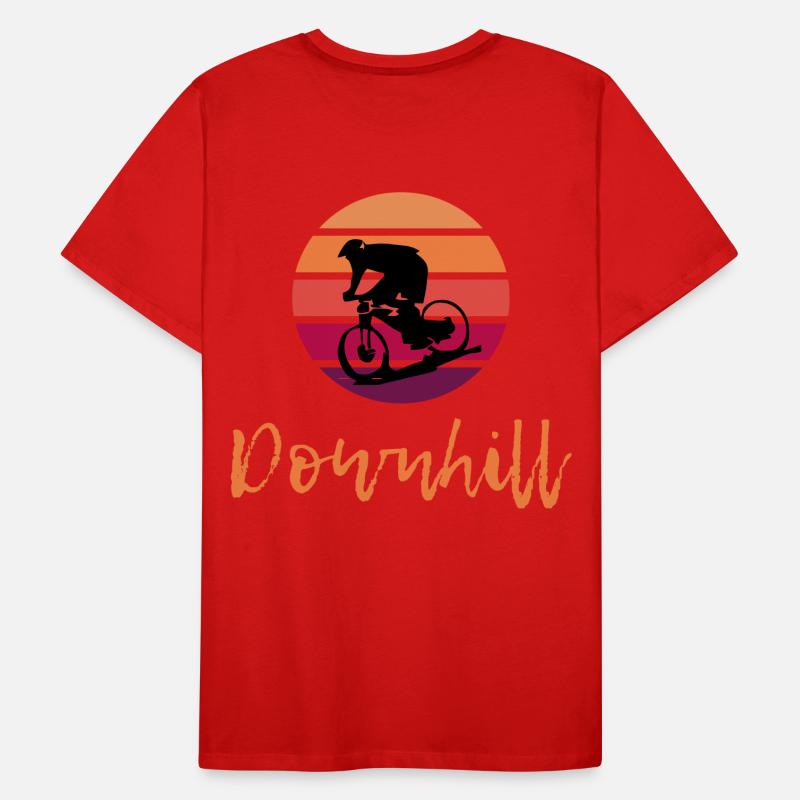 VTT de descente DH VTT Enduro Gravity Trail T-shirt bio Premium Homme