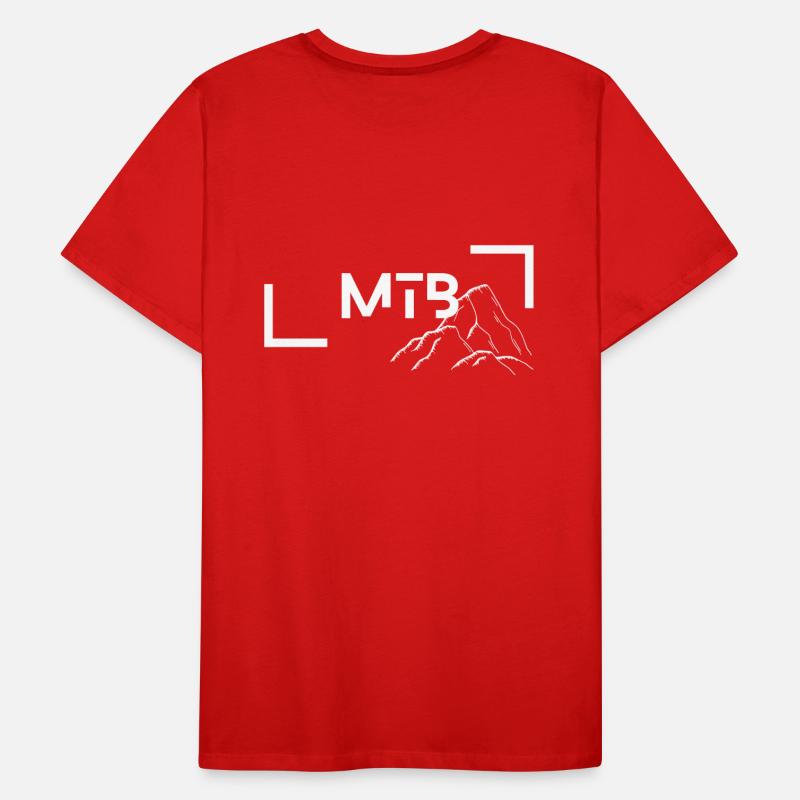 Mountain Biker MTB Gift Idea Bicycle DH Enduro Men's Premium Organic T-Shirt