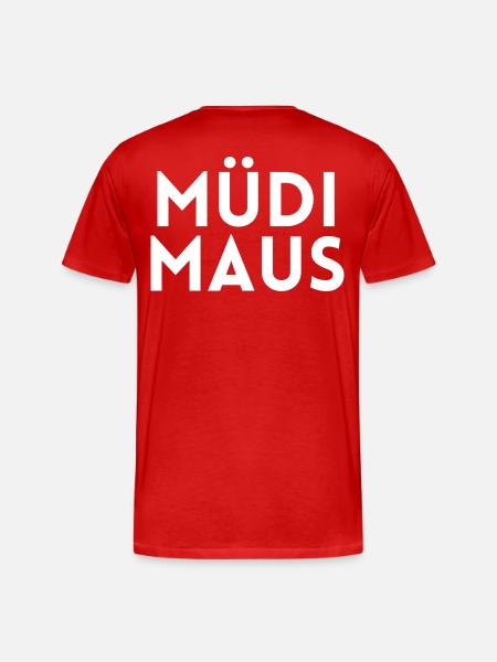 Tired Tired Tired - Men's Premium Organic T-Shirt - red