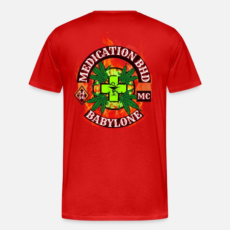 MEDIKAMENTEN-BRUDERSCHAFT - Männer Premium Bio T-Shirt - Rot