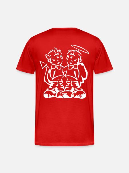 Ange ou Démon - T-shirt bio Premium Homme - rouge