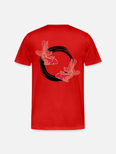 kingyo - Männer Premium Bio T-Shirt - Rot