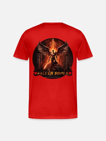 Engel - Männer Premium Bio T-Shirt - Rot