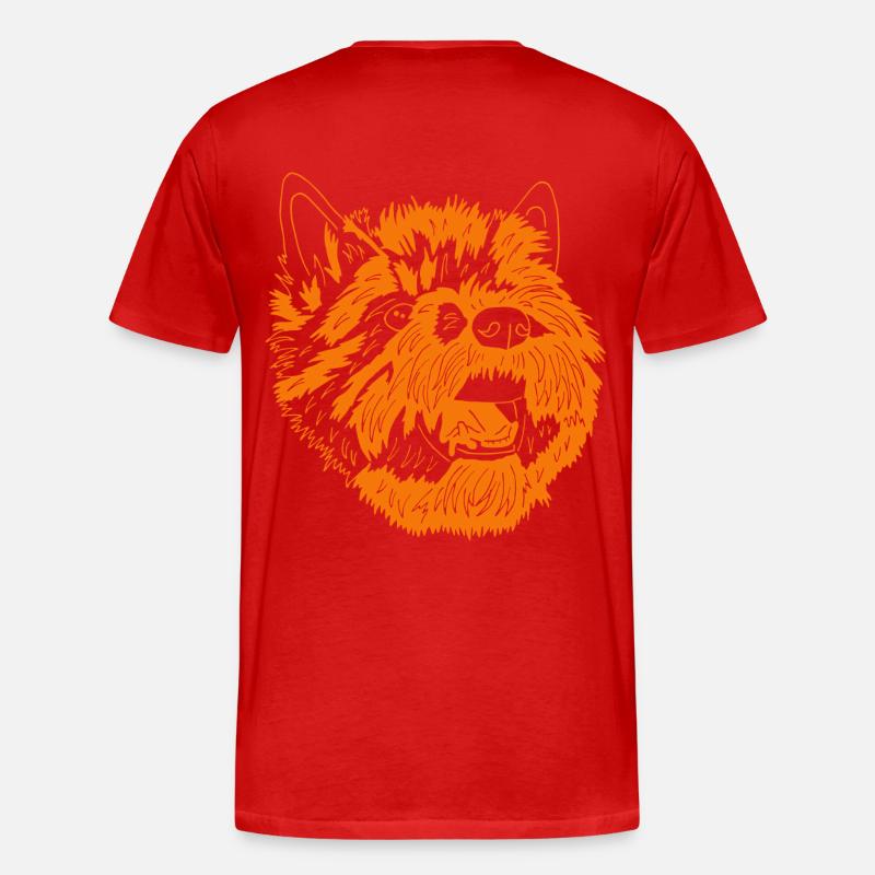 Cairn Terrier - Männer Premium Bio T-Shirt - Rot