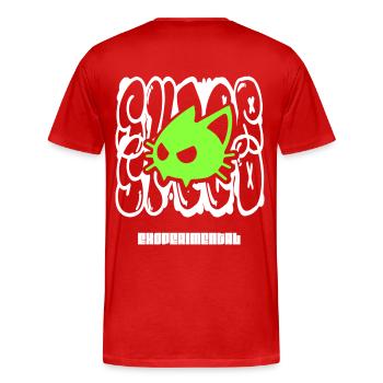 Super Speed - Männer Premium Bio T-Shirt - Rot - Hinten - Damien (186cm)