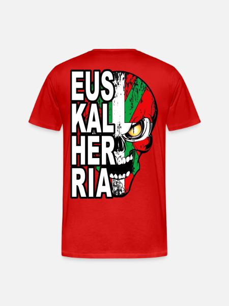 Basque skull 26 - T-shirt bio Premium Homme - rouge
