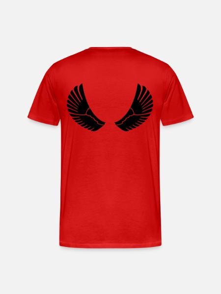 ailes - T-shirt bio Premium Homme - rouge