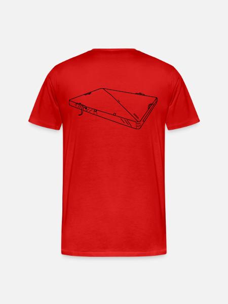 crashpad 2 - Men's Premium Organic T-Shirt - red