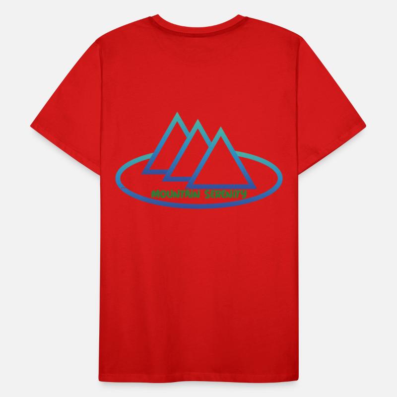 Bjergets sindsro Herre Premium T-shirt økologisk