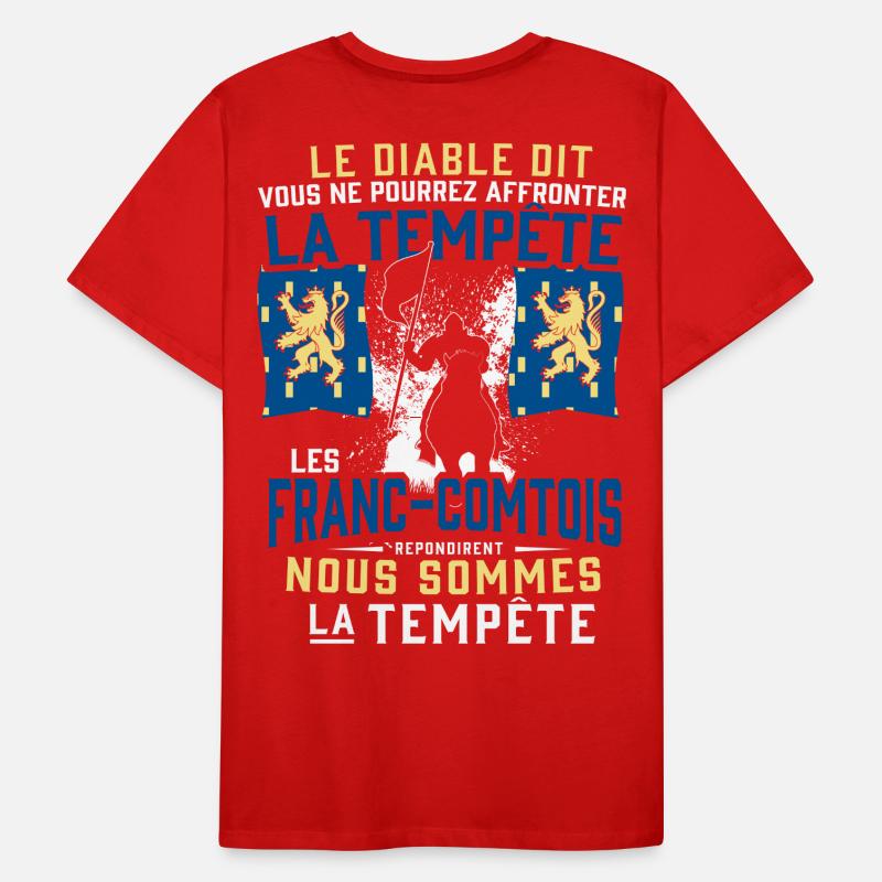 Tempête Franc-Comtois T-shirt bio Premium Homme