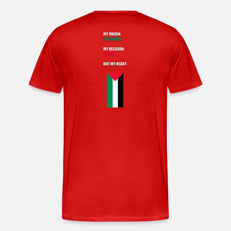 ERDLING - Männer Premium Bio T-Shirt - Rot