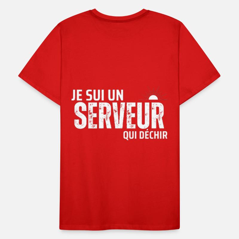 Ich bin ein rockender Kellner Männer Premium Bio T-Shirt