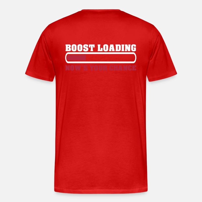 Boost Loading Nows Your Chance - Männer Premium Bio T-Shirt - Rot
