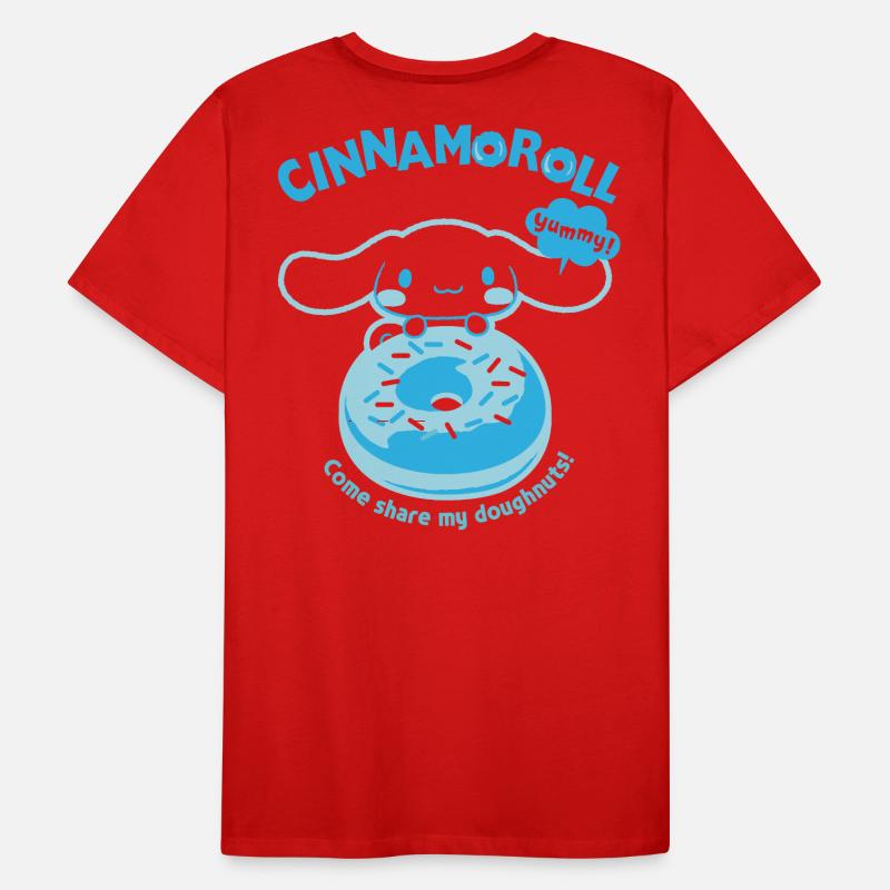 Cinnamoroll Come Share My Doughnuts! Men's Premium Organic T-Shirt