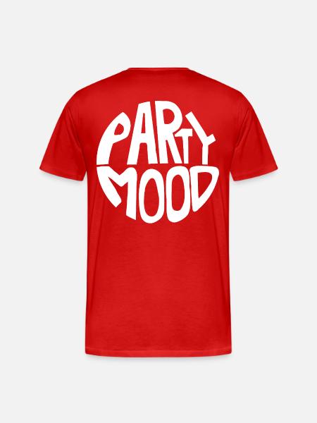 Party Mood - Men's Premium Organic T-Shirt - red