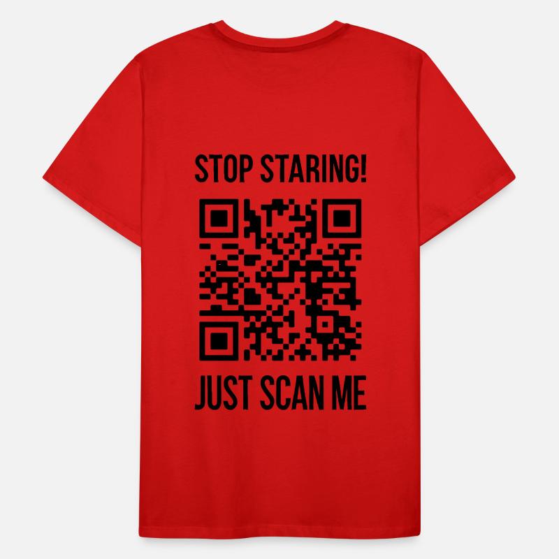Scan Me QR Code: Choose Kindness Every Day Men's Premium Organic T-Shirt