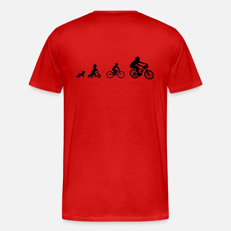 Vtt Evolution - T-shirt bio Premium Homme - rouge
