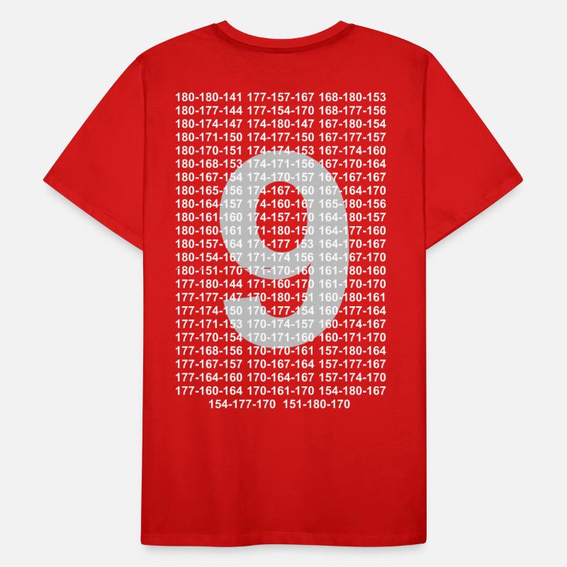 9 Darter hell Männer Premium Bio T-Shirt