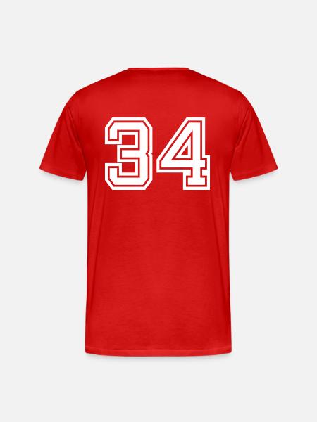 34 - Männer Premium Bio T-Shirt - Rot