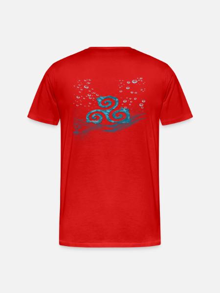 triskell-eau - T-shirt bio Premium Homme - rouge
