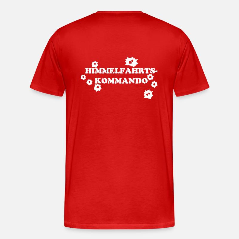 HIMMELFAHRTSKOMMANDO - Männer Premium Bio T-Shirt - Rot