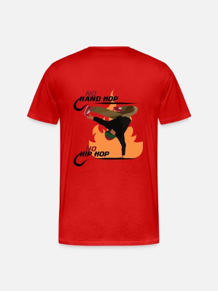 Hip Hop breakdance - Men's Premium Organic T-Shirt - red