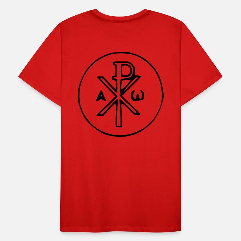 Christusmonogramm Männer Premium Bio T-Shirt