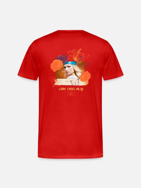 Only - vibes - Men's Premium Organic T-Shirt - red