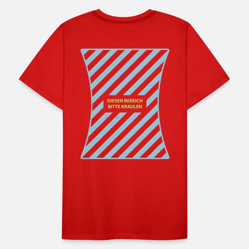 Bitte kraulen Männer Premium Bio T-Shirt
