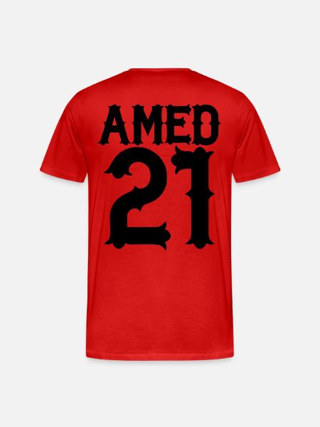 Amed - Männer Premium Bio T-Shirt - Rot