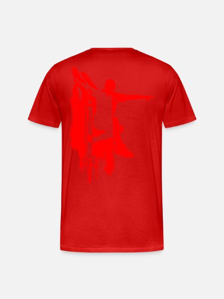 Footbag Hacky Sack Red - Men's Premium Organic T-Shirt - 