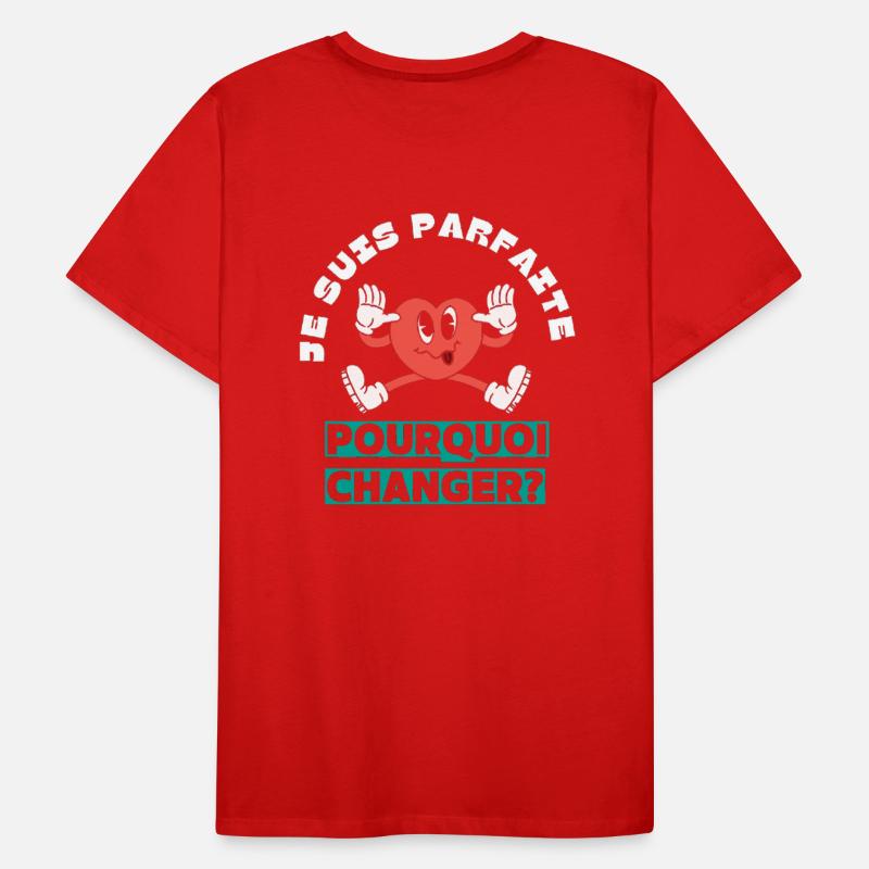 Ich bin perfekt, warum sollte ich mich ändern? Männer Premium Bio T-Shirt