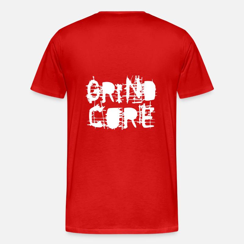 Grind Core - Männer Premium Bio T-Shirt - Rot