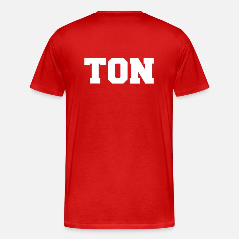 Ton - Männer Premium Bio T-Shirt - Rot