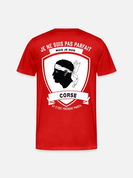 Corse Parfait - T-shirt bio Premium Homme - rouge