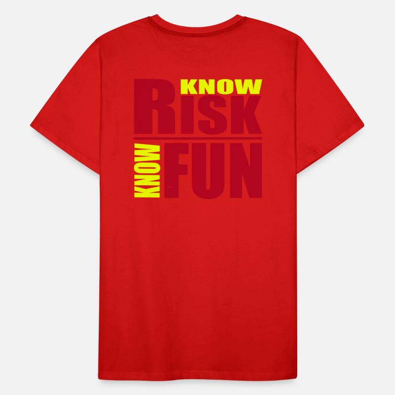 know risk - know fun Men's Premium Organic T-Shirt