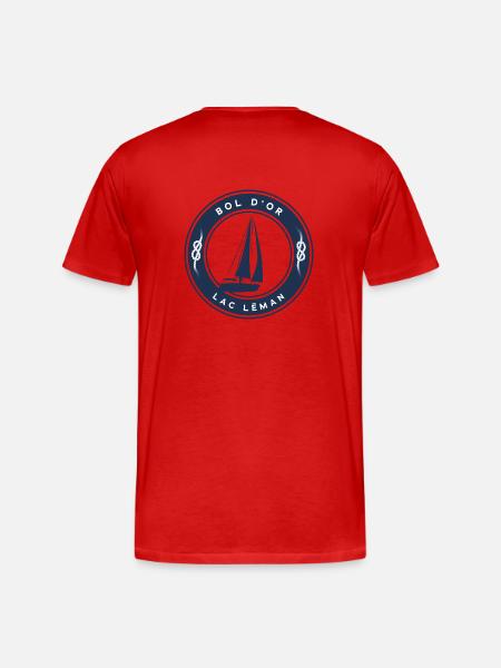 Bol d'Or Regatta - Men's Premium Organic T-Shirt - red