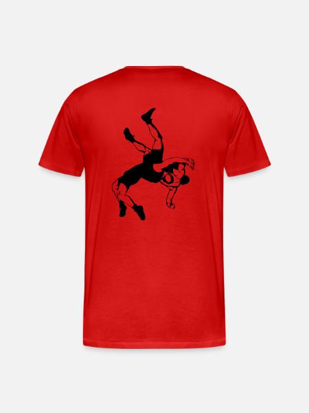 Ringer - Männer Premium Bio T-Shirt - Rot