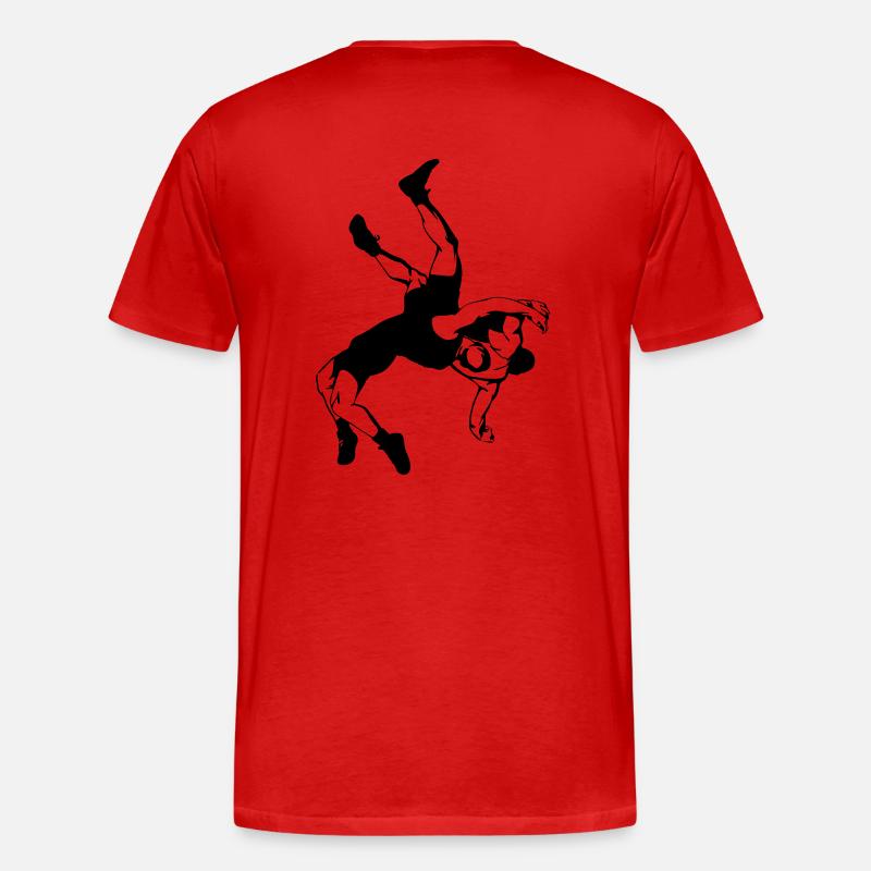 Ringer - Männer Premium Bio T-Shirt - Rot
