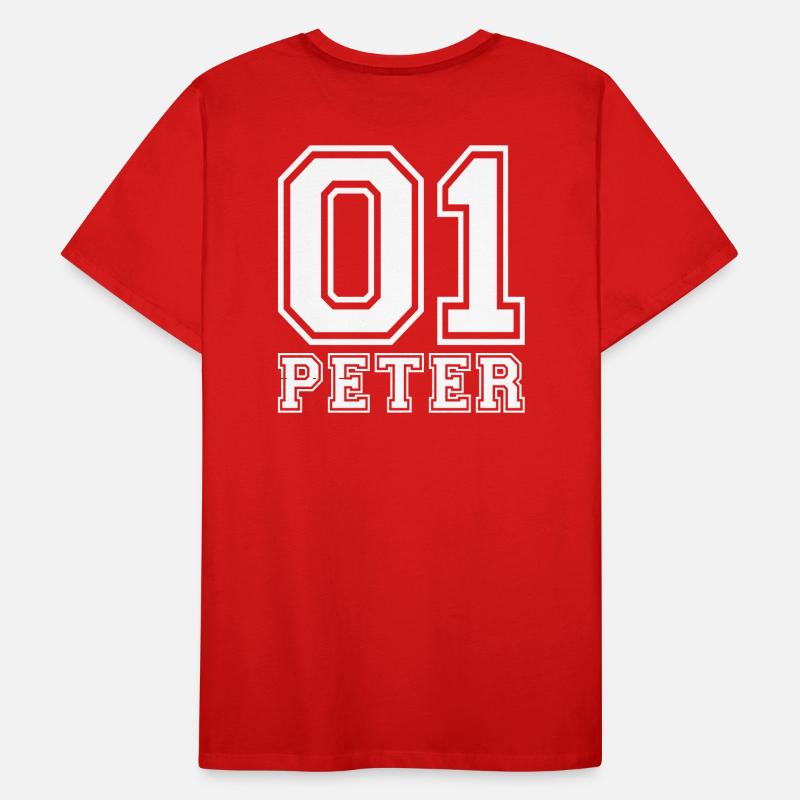 Peter - Nom T-shirt bio Premium Homme