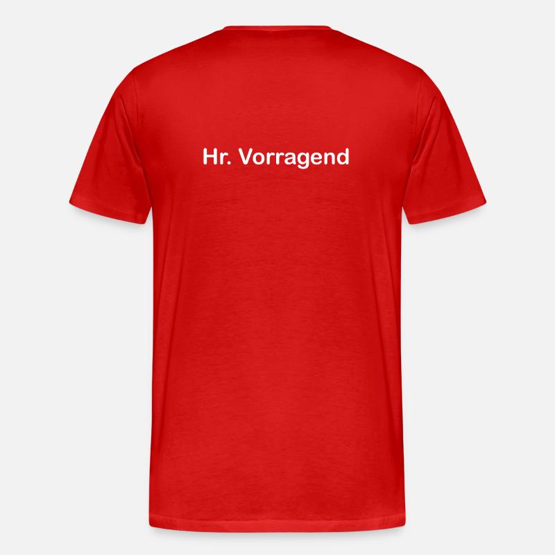 Hr. Vorragend - Männer Premium Bio T-Shirt - Rot